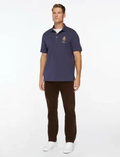 Polo Ralph Lauren Custom Slim Polo Bear Mesh Polo Shirt - Kortärmade pikéer FA25 FADED BLUE H Best