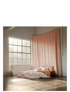 Daisy Påslakanset 150x210 cm vit/ljusblå SE - Påslakanset|Juna Discount