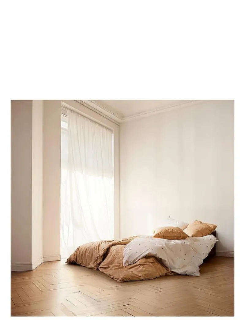 Daisy Påslakanset 150x210 cm vit/ljusblå SE - Påslakanset|Juna Discount