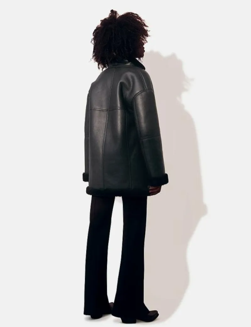 Daniella Faux Shearling Coat - Skinnjackor|Lexington Clothing New