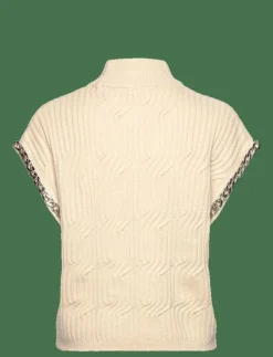 -Meloe sleeveless chain sweater - Stickade västar|Dante6 New
