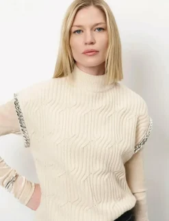 -Meloe sleeveless chain sweater - Stickade västar|Dante6 New