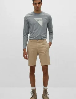 HUGO David222SD - Chinos shorts MEDIUM BEIGE Clearance