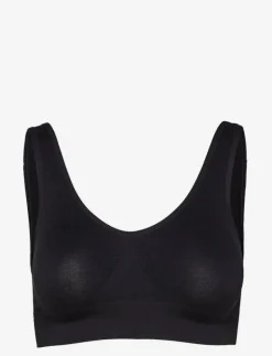 Decoy bra top w/wide straps - Bh-linnen BLACK Discount