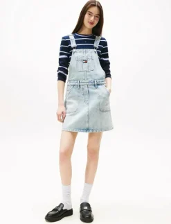 DENIM DUNGAREE DRESS DI2014 - Hängselbyxor|Tommy Jeans Outlet