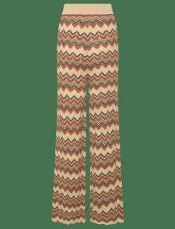 Ditte flared knitted pants - Byxor|Malina Online