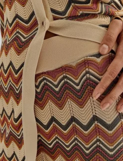 Ditte flared knitted pants - Byxor|Malina Online