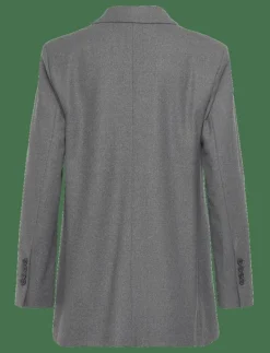 Naja Lauf DOLORES JACKET WINTER SUIT - Enkelknäppta kavajer DARK GREY MELANGE Discount
