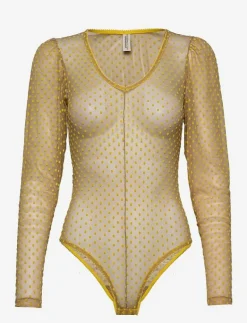 Underprotection Donna bodystocking - Bodies & slips YELLOW Sale
