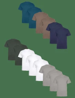 Denim Project DP 14 Pack T-SHIRT - Kortärmad t-shirt FORMIDABLE 14PACK COLORMIX Outlet