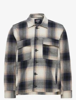 Denim Project DP Check Pocket Jacket - Jackor & rockar CHECK 1 WHITE Online