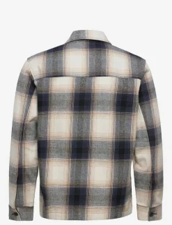 Denim Project DP Check Pocket Jacket - Jackor & rockar CHECK 1 WHITE Online