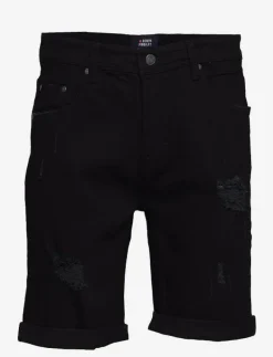 Denim Project DP Mr. Orange - Jeansshorts BLACK DISTROY Hot