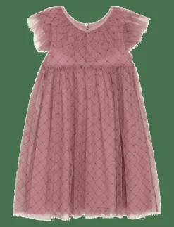 Creamie Dress Heart Mesh - Ärmlösa vardagsklänningar WOODROSE Discount