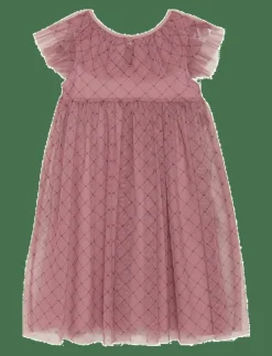 Creamie Dress Heart Mesh - Ärmlösa vardagsklänningar WOODROSE Discount