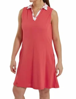 Dress with Floral Trim - Klänningar|FootJoy New