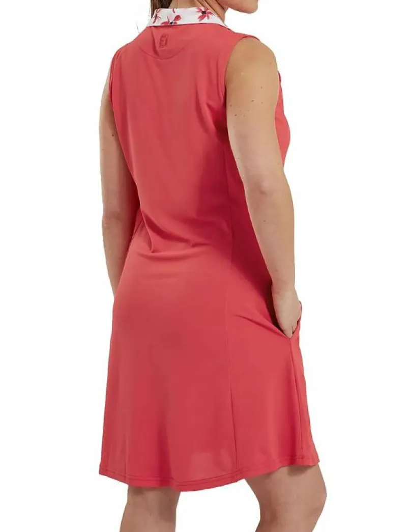 Dress with Floral Trim - Klänningar|FootJoy New