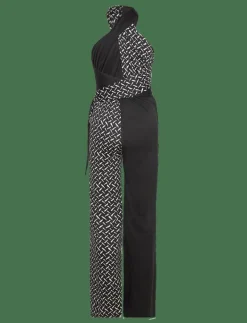 Diane von Furstenberg DVF CORT JUMPSUIT - Jumpsuits TIGRIS/BLK New