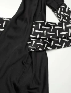 Diane von Furstenberg DVF CORT JUMPSUIT - Jumpsuits TIGRIS/BLK New