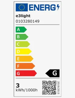 e3 LED Vintage A60 B22 Spiral Dimmable Plastic - Glödlampor|e3light