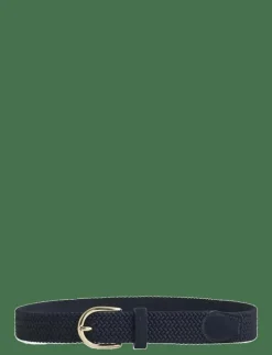 GANT ELASTIC BRAIDED BELT - Skärp MARINE New