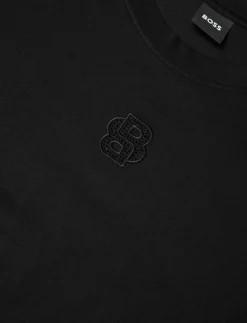 BOSS Elpha_Placed3 - T-shirts BLACK