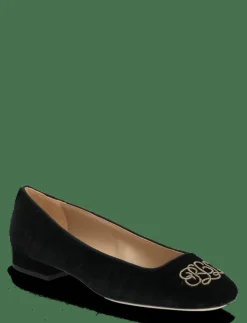 Emellie Logo Velvet Ballet Flat - Ballerinas|Lauren Ralph Lauren