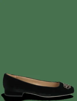 Emellie Logo Velvet Ballet Flat - Ballerinas|Lauren Ralph Lauren