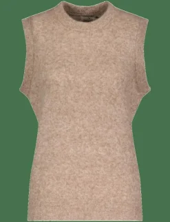 Urban Pioneers Emilie Vest - Stickade västar LATTE New