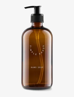 Simple Goods Empty Glass Bottle Hand Soap 500 ml - Flytande tvål BROWN