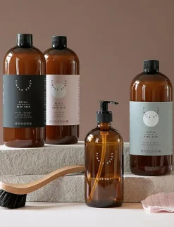 Simple Goods Empty Glass Bottle Hand Soap 500 ml - Flytande tvål BROWN