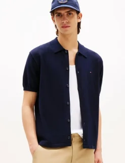 Tommy Hilfiger ESSENTIAL COTTON SS OVER SHIRT - Kortärmade DESERT SKY Discount