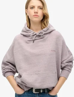 ESSENTIAL LOGO OVERDYED HOODIE - Huvtröjor|Superdry Hot