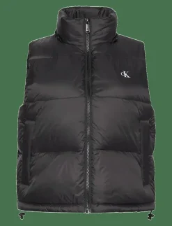 ESSENTIAL MIDWEIGHT PUFFER VEST - Vadderade västar|Calvin Klein Jeans Discount