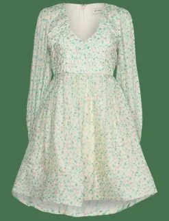 Estelle v-neck chiffon mini dress - Korta klänningar|Malina Outlet