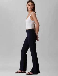 EU STRETCH CREPE STRAIGHT PANT - Kostymbyxor|Calvin Klein Best