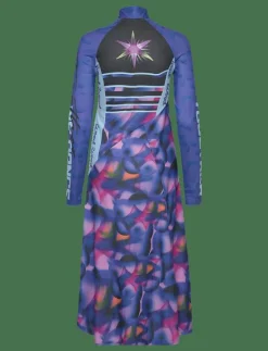 WOOD WOOD Eva performance dress - Klänningar PURPLE AOP Clearance