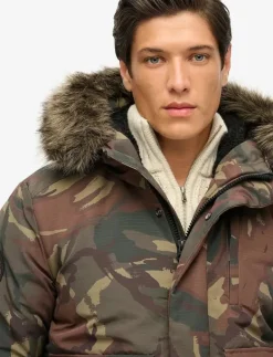 EVEREST HOODED PUFFER BOMBER - Fodrade jackor|Superdry