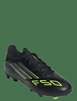 adidas Performance F50 LEAGUE FG/MG J - Fotbollsskor CBLACK/IRONMT/LUCLEM Hot