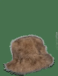 Faux-fur bucket hat - Bucket hats|Mango Clearance