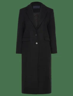 French Connection FAWN FELT COAT - Kappor BLACK Hot