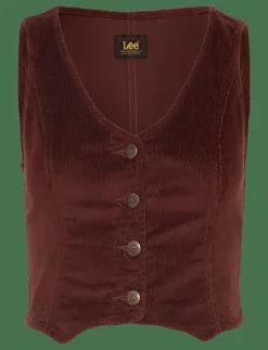 Lee Jeans FITTED VEST - Kavajer LUXE BROWN Hot