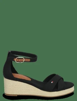 FLAG CRISS-CROS MID WEDGE ESPAD - Kilklackar|Tommy Hilfiger Outlet