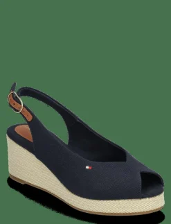 FLAG MID WEDGE ESPAD SLINGBACK - Kilklackar|Tommy Hilfiger New