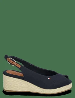 FLAG MID WEDGE ESPAD SLINGBACK - Kilklackar|Tommy Hilfiger New