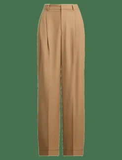 Flannel Wide-Leg Pant - Kostymbyxor|Polo Ralph Lauren Clearance