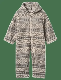 Fleece suit Allo - Fleeceoverall|Wheat Hot
