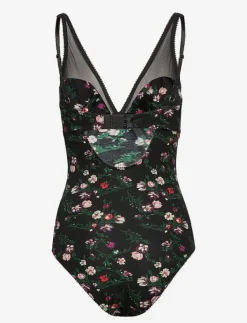 Underprotection Fleurette body - Bodies & slips BLACK Discount