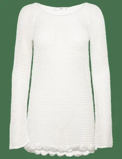 Floral crochet dress - Korta klänningar|Mango Sale