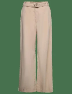 Flowy wideleg trousers with belt - Vida byxor|Mango Clearance
